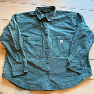 Carhartt 106621 - Women's Rugged Flex® Loose Fit Heavyweight Duck Overshirt